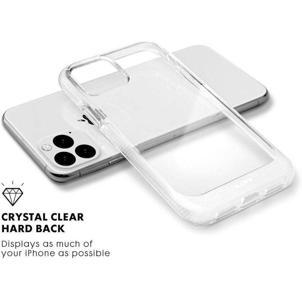 LAUT | Fluro Crystal for iPhone 11‎ Pro Max | Crystal Clear D6